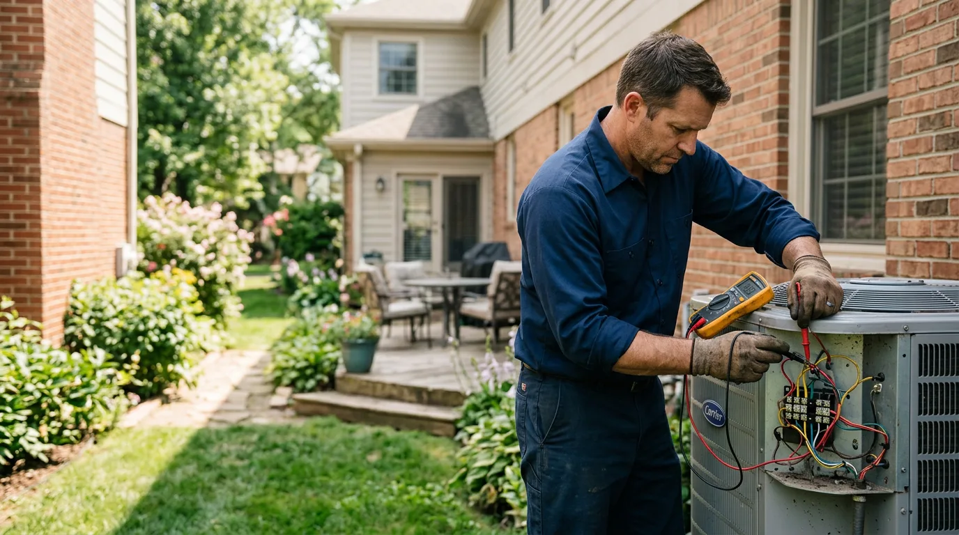 HVAC technician working near Kingsland, GA